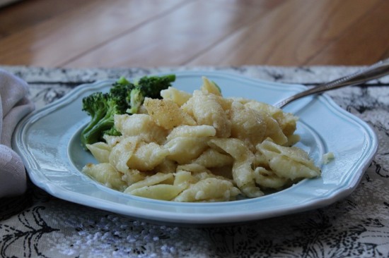 Homemade macaroni and cheese