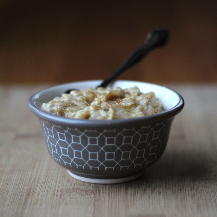 Maple and brown sugar oatmeal