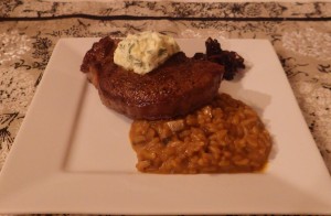 Steak with Risotto