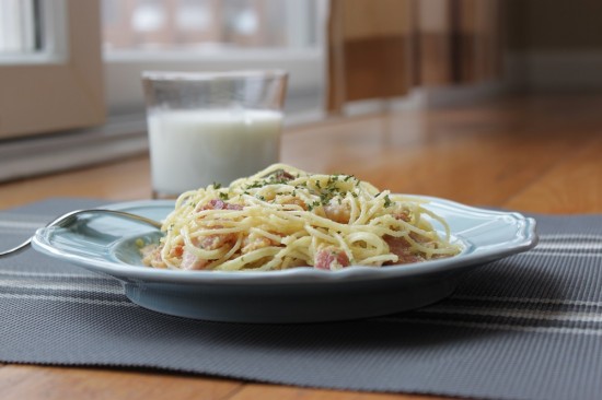 pasta carbonara