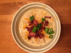 chicken and corn chowder