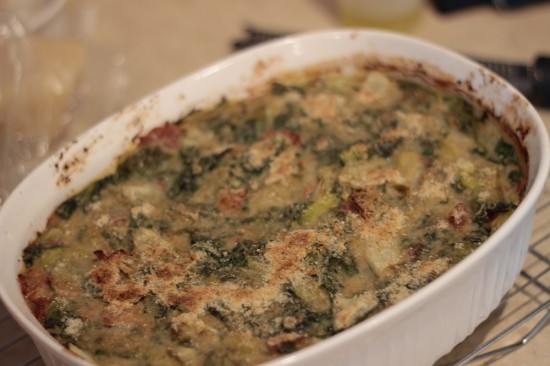 Utica Greens Casserole