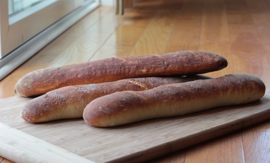 Quick baguette from scratch