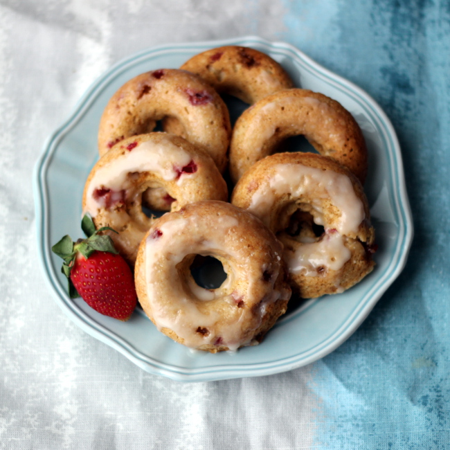 Strawberry Cake Doughnut Recipe