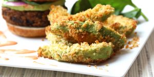 Baked Avocado Fries Recipe and Homemade Sriracha Mayo